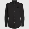 Camicia con colletto di cristalli Camicia con colletto di cristalli