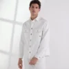 CAMICIA CON CUCITURE A CONTRASTO