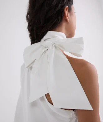 CAMICIA CON DETTAGLIO FIOCCHETTO E MANICA UNICA