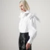 CAMICIA CON DETTAGLIO FIOCCHETTO KARL STUDIO CAMICIA CON DETTAGLIO FIOCCHETTO KARL STUDIO