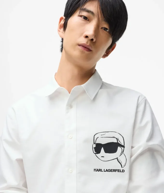 Camicia con disegno Ikon