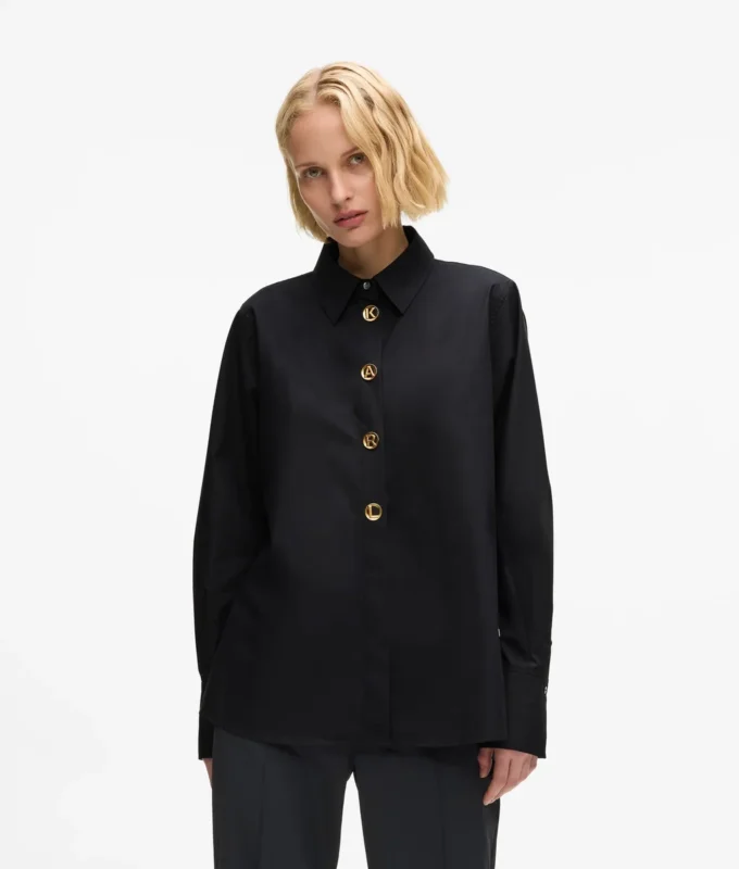 Camicia con lettere Karl Camicia con lettere Karl