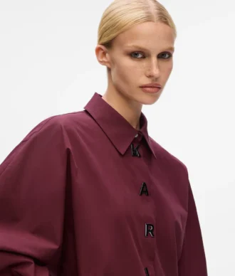 Camicia con lettere Karl