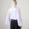 CAMICIA CON MANICHE IN SETA KARL STUDIO