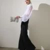 CAMICIA CON MANICHE IN SETA KARL STUDIO