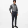 Camicia con polsini diagonali Camicia con polsini diagonali