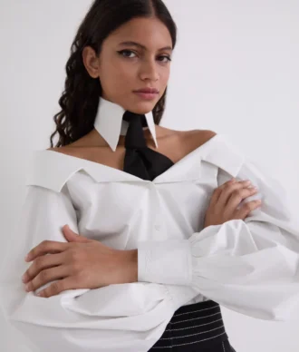 CAMICIA CON SPALLE SCOPERTE