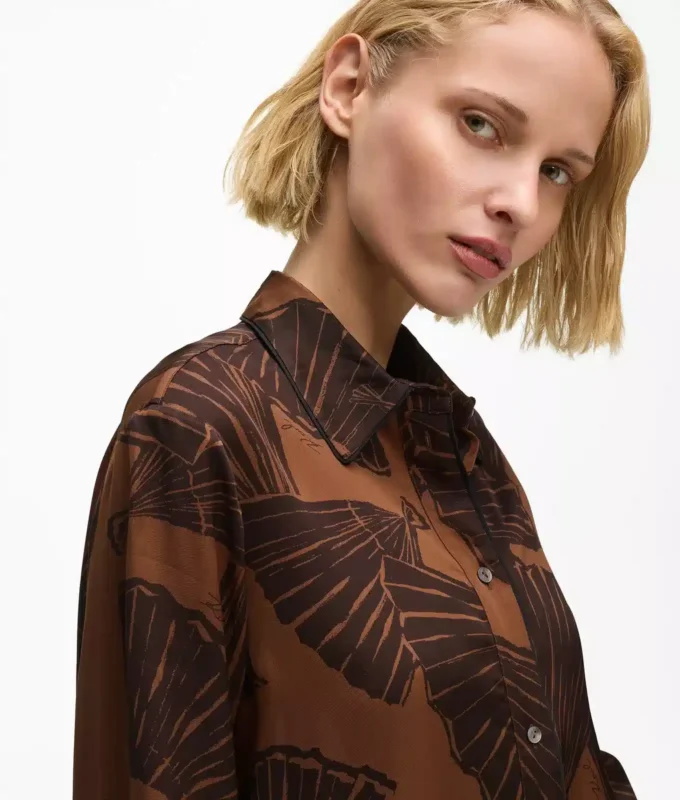 Camicia con stampa a ventaglio Camicia con stampa a ventaglio