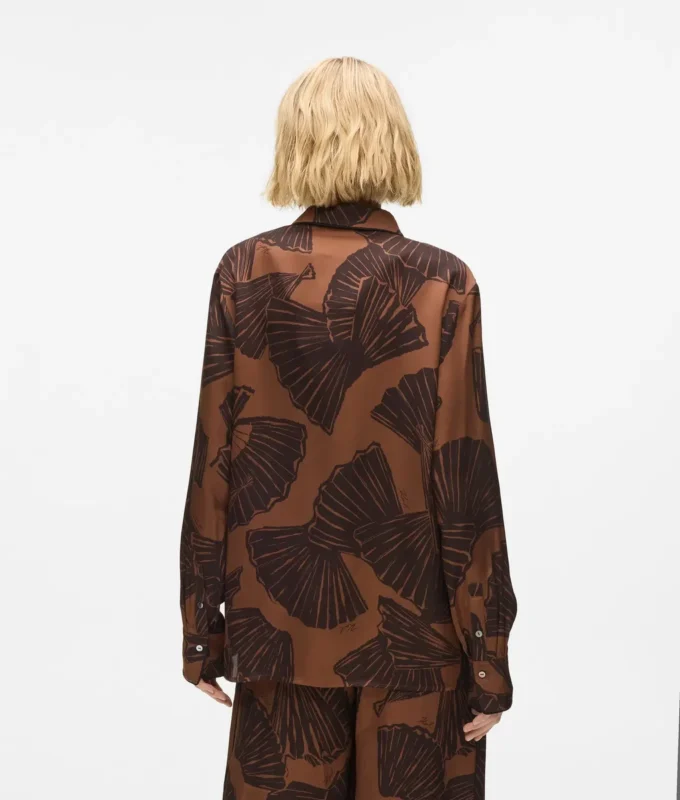 Camicia con stampa a ventaglio Camicia con stampa a ventaglio