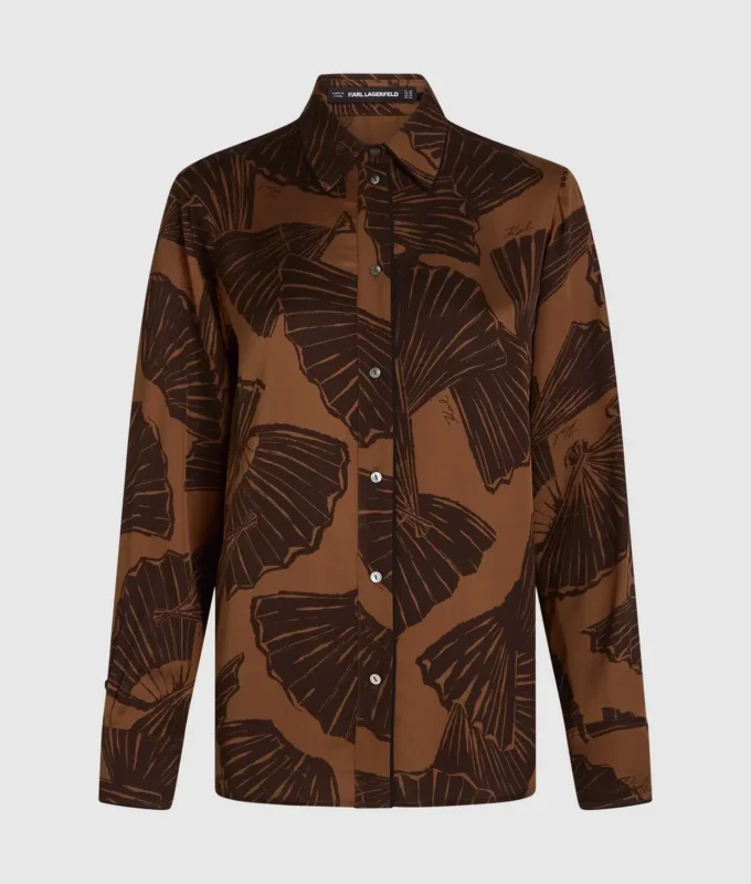 Camicia con stampa a ventaglio Camicia con stampa a ventaglio