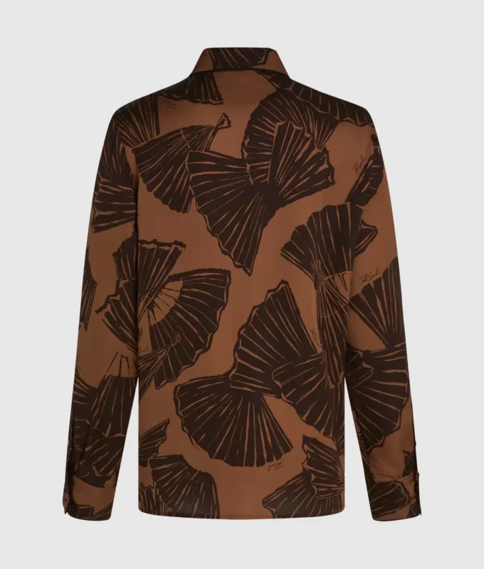Camicia con stampa a ventaglio Camicia con stampa a ventaglio