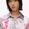 Camicia con stampa all-over