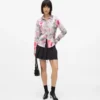 Camicia con stampa all-over