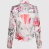Camicia con stampa all-over
