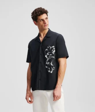 CAMICIA CON STAMPA FLOREALE