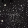 Camicia con strass degradé