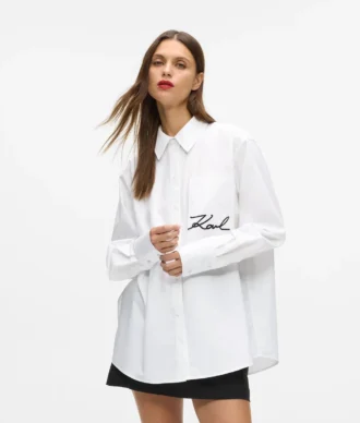 Camicia con taschino Signature
