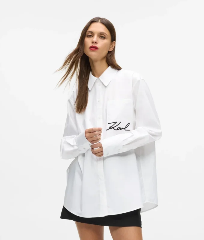Camicia con taschino Signature Camicia con taschino Signature