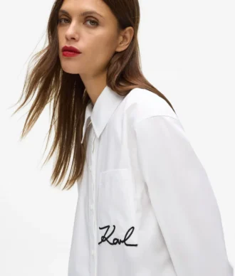Camicia con taschino Signature