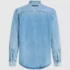 Camicia in denim a maniche lunghe
