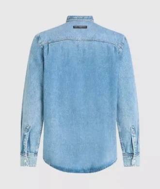 Camicia in denim a maniche lunghe Camicia in denim a maniche lunghe