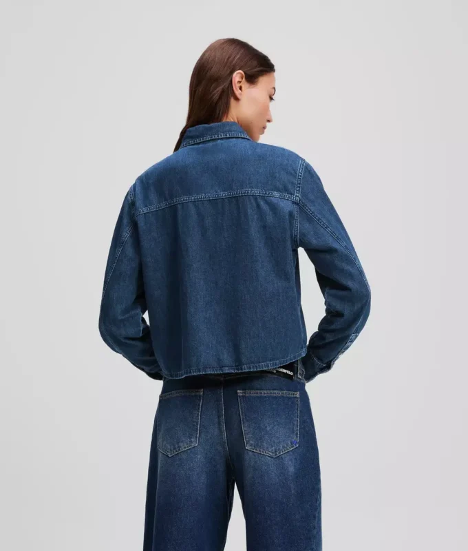 CAMICIA IN DENIM BOXY