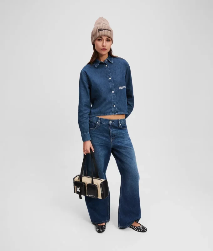 CAMICIA IN DENIM BOXY