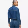 Camicia in denim con borchie