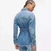 Camicia in denim con cintura