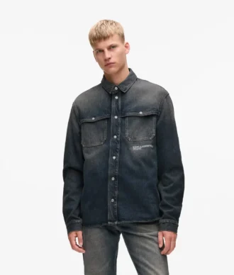 Camicia in denim dal taglio morbido