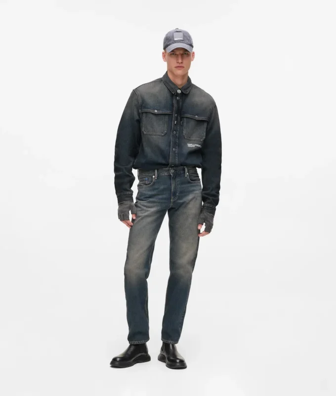Camicia in denim dal taglio morbido