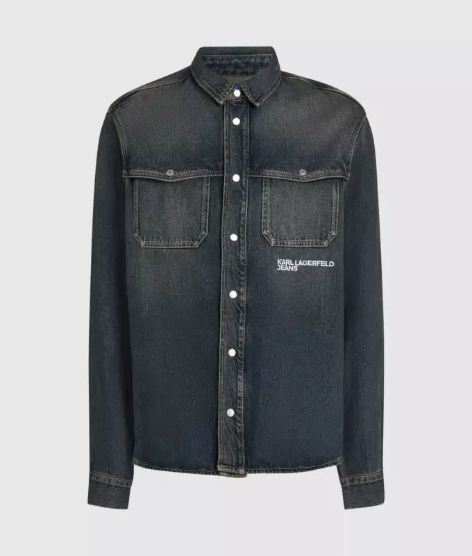 Camicia in denim dal taglio morbido