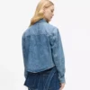 Camicia in denim dal taglio squadrato
