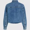 Camicia in denim dal taglio squadrato
