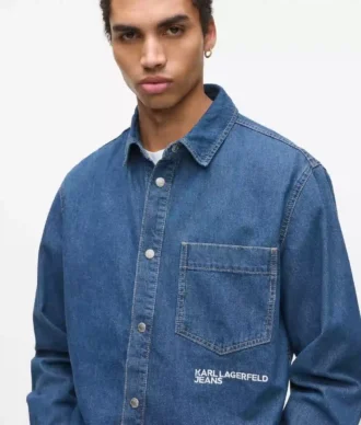 Camicia in denim regular