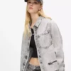 Camicia in denim sbiancato