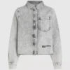 Camicia in denim sbiancato