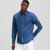 CAMICIA IN LINO MONOGRAM