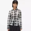 Camicia in maglia a quadri
