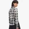 Camicia in maglia a quadri