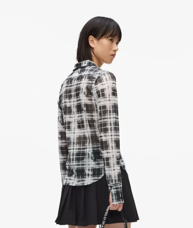 Camicia in maglia a quadri