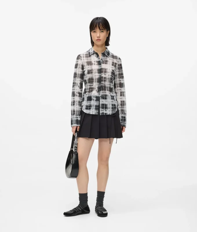 Camicia in maglia a quadri