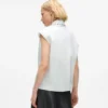 Camicia in popeline con borchie Camicia in popeline con borchie