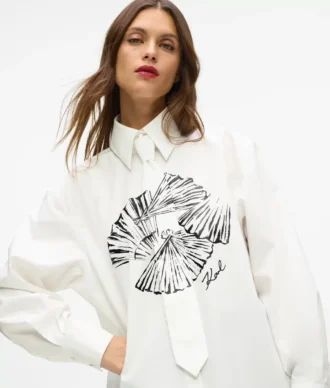 Camicia in popeline con cravatta