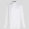 CAMICIA IN POPLINE CON DOPPIO COLLETTO CAMICIA IN POPLINE CON DOPPIO COLLETTO