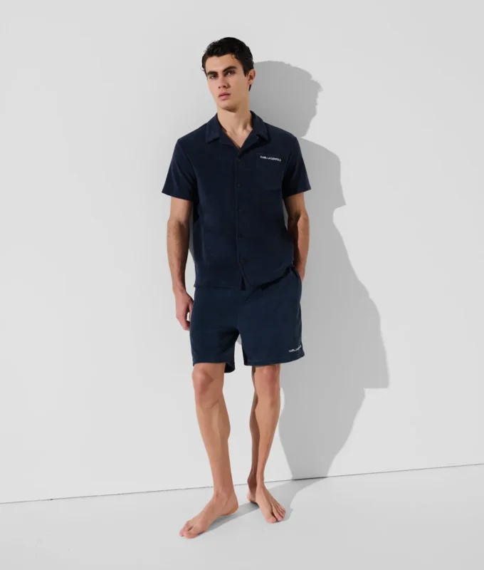 CAMICIA IN TESSUTO TOWEL CON LOGO CAMICIA IN TESSUTO TOWEL CON LOGO