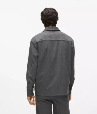 Camicia oversize con tasche sul petto