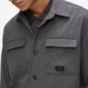 Camicia oversize con tasche sul petto
