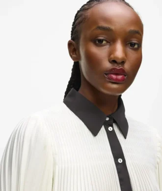 Camicia plissettata
