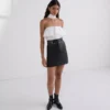 CAMICIA SENZA SPALLINE IN POPLINE CAMICIA SENZA SPALLINE IN POPLINE